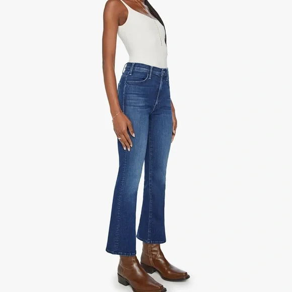 MOTHER The Hustler Ankle Blue Jeans - Picture 2 of 8